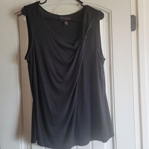 Black, Sleeveless blouse.